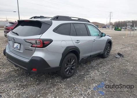 2025 Subaru Outback Onyx Edition из США, поврежденный, VIN 4S4BTALC0S3233627